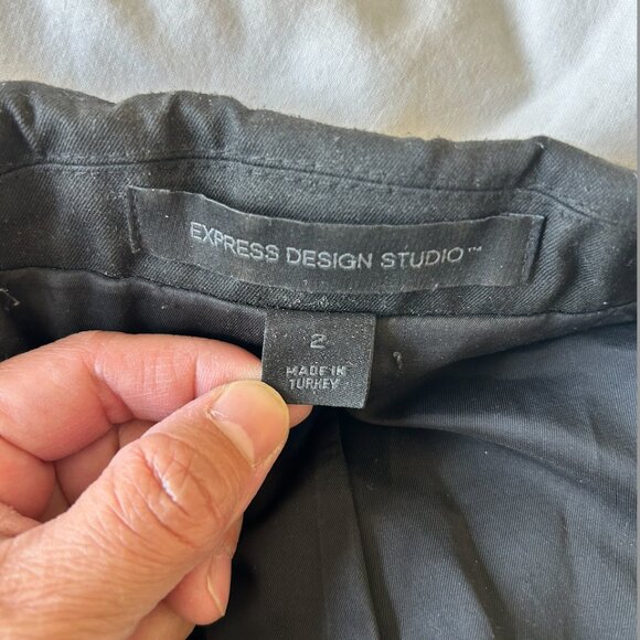 Express Design Studio Black Blazer Size 2 - Picture 3 of 3